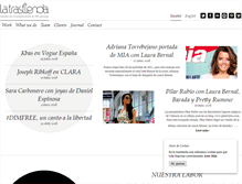 Tablet Screenshot of la-trastienda.com